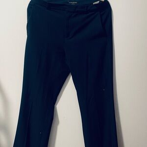 Navy blue career bootcut trouser